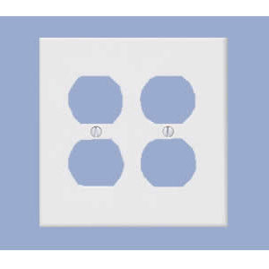 Two Gang Duplex Receptacle Wallplate electrical cover