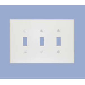 Three Gang Toggle Switch Wallplate electrical cover