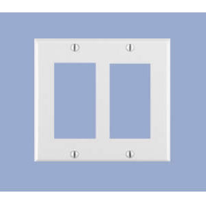 Two Gang Decorator Wallplate electrical cover