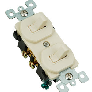 Combintation Double Switch Toggle 15A 120/277V A