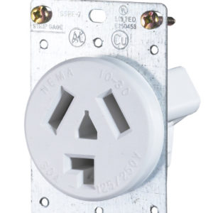 3P, 3W, Flush Mtg Receptacle NEMA
