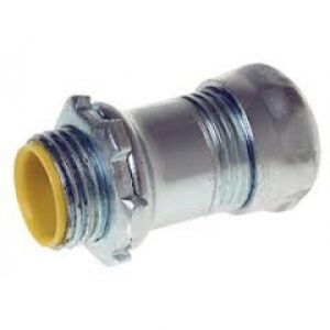 Compression Connector Steel Insulated